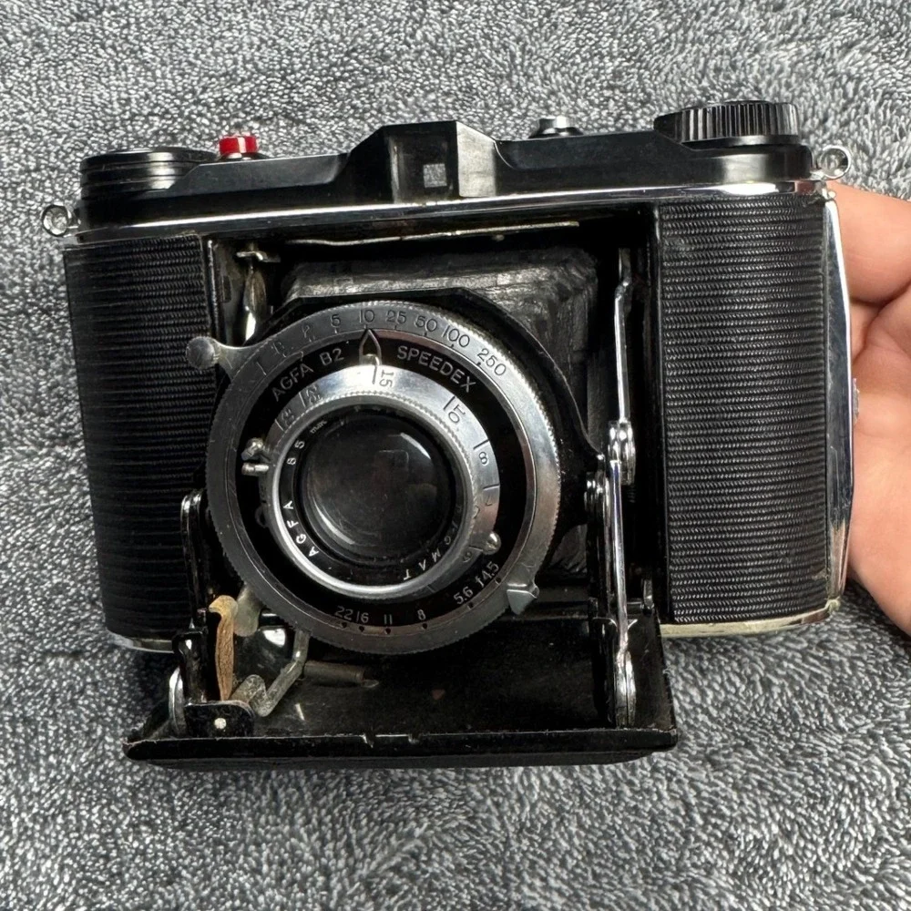 Vintage Agfa B2 Speedex Folding Medium Format 120Film Camera Agfa Anastigmat 4.5